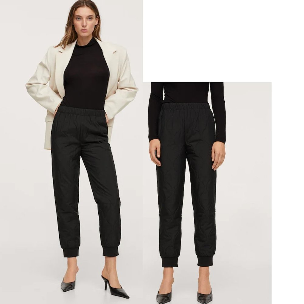 NWT MANGO - SKI Padded joggers